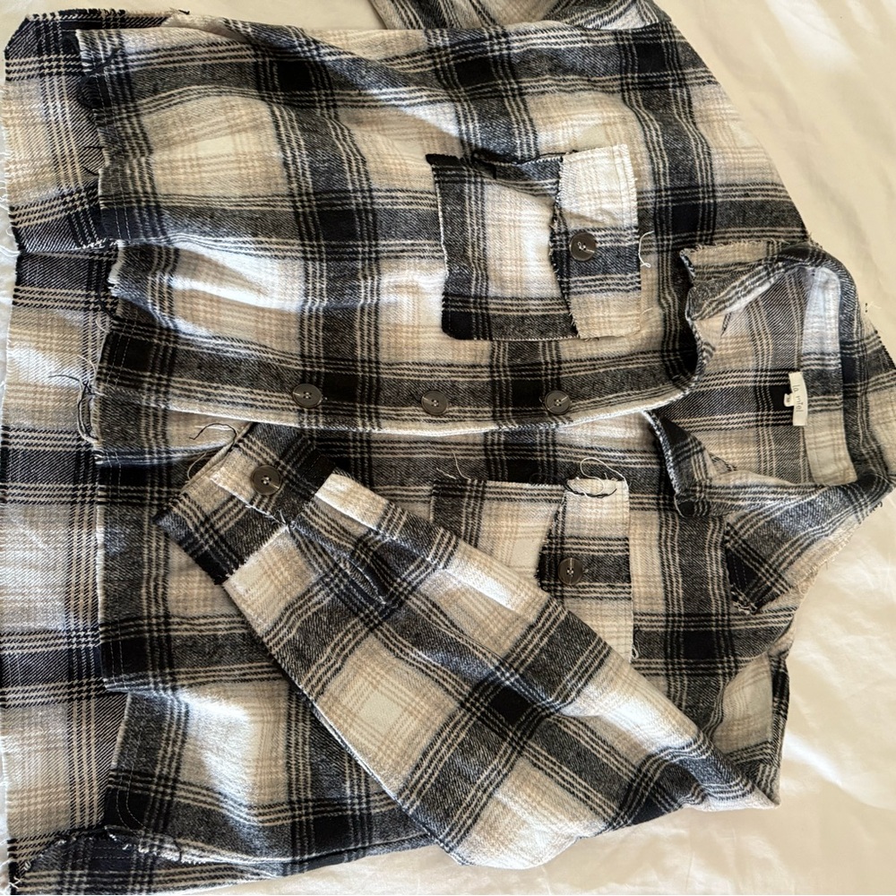 LA MIEL Checkered Flannel Shirt